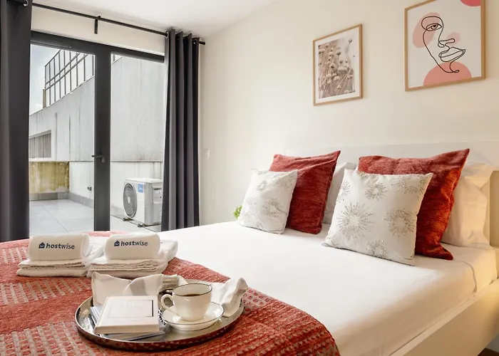 Modern & Sleek Flat | Terrace & Garage By Hostwise