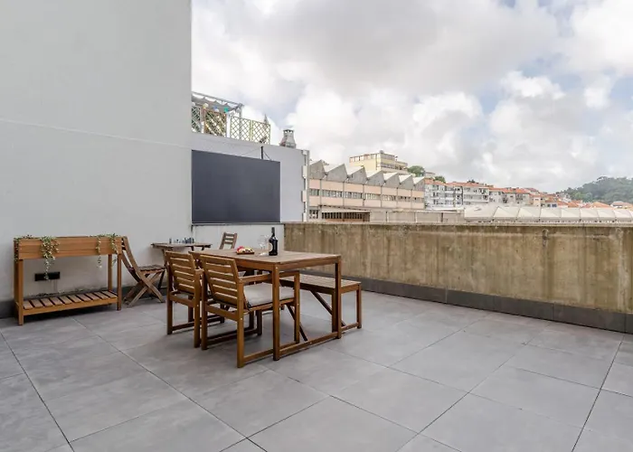 Modern & Sleek Flat | Terrace & Garage By Hostwise Porto